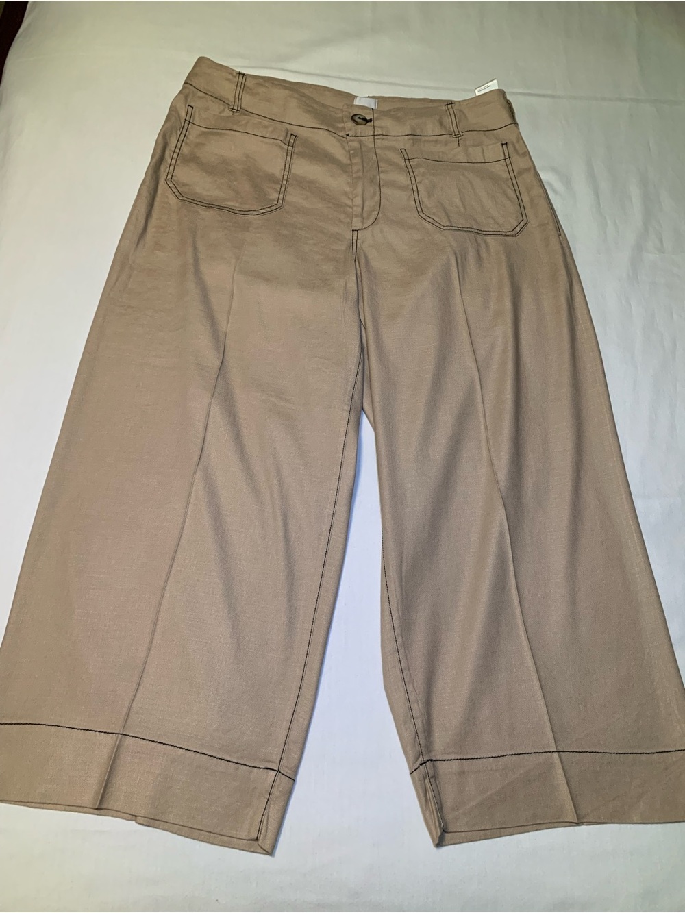 Maeve The Colette linen blend pants
